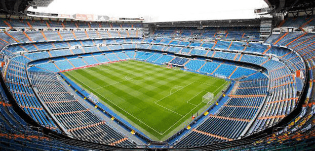 Estadio Santiago Bernabeu Madrid Spanyol