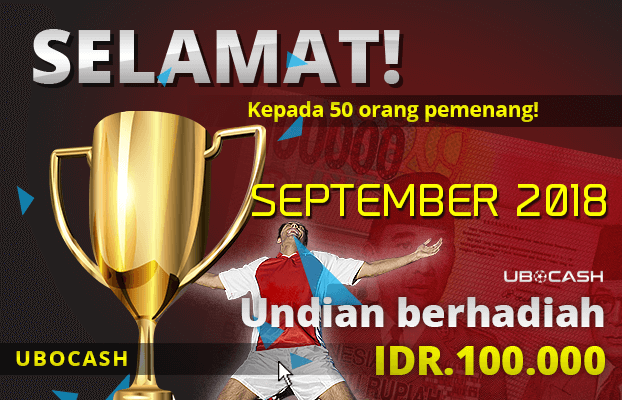 Undian Berhadiah IDR 100,000 Bulan September 2018