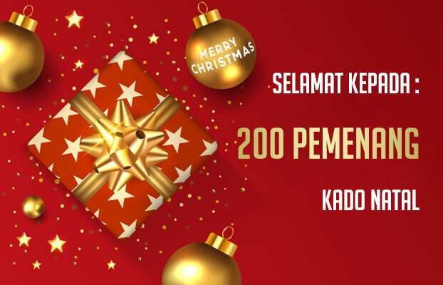 200 Pemenang Kado Natal 2021